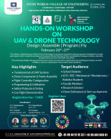 Hands on Workshop on Uav and Drone Technology 2026 Workshop Poster